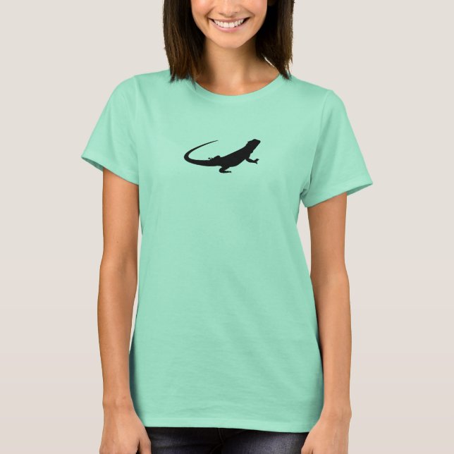 Beared Dragon/Bartagame/Agame Barbu Shirt Tee Shirt (Framsida)