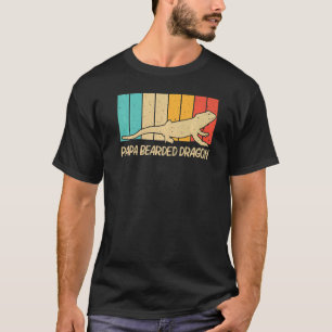 Beared Dragon För manar Pappa Reptile Iguana Lizar T Shirt
