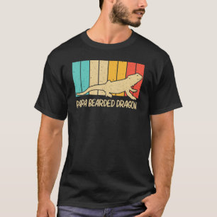 Beared Dragon För manar Pappa Reptile Iguana Lizar T Shirt