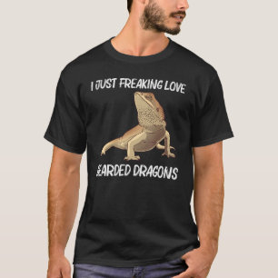 Beared Dragon För manar Women Lizard Herpetology T Shirt