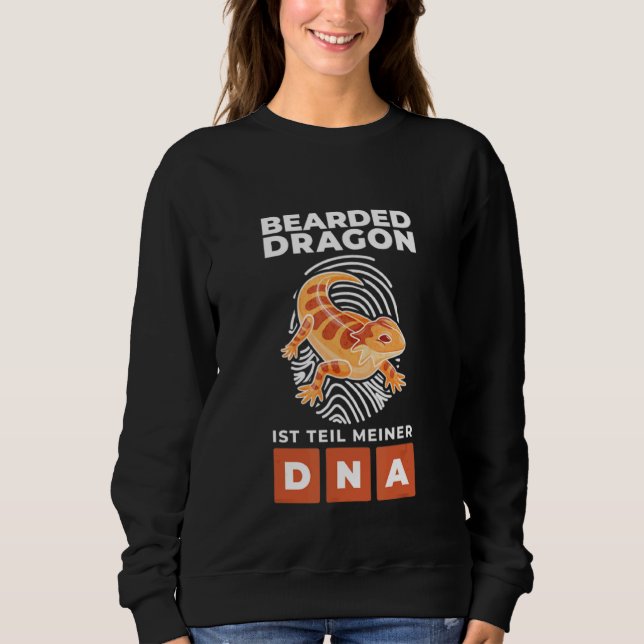 Beared Dragon Lizard Reptile My DNA T Shirt (Framsida)