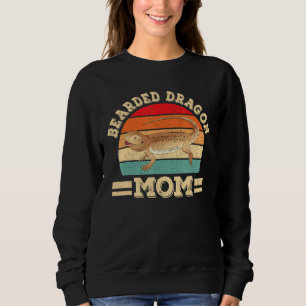 Beared Dragon Mamma Lizard Reptile Retro Women T Shirt