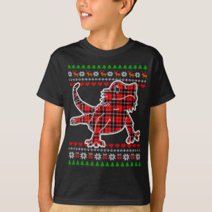 Beared Dragon Play Ugly jul Pajama Cute X- T Shirt