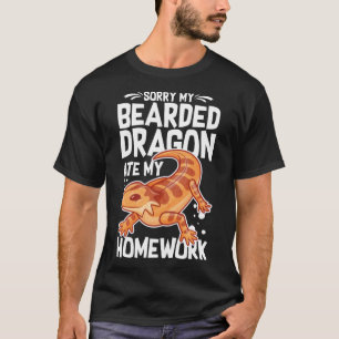 Beared Dragon Terrarium Tank Care Food Habitat Li T Shirt