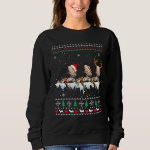 Beared Dragon Ugly jul Sweater Stil Santa T Shirt