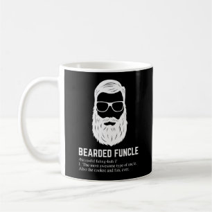 Beared Funcle Funny farbror Definition Kaffemugg