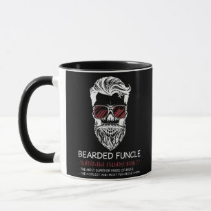 Beared Funcle Funny farbror Definition Mugg