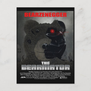 BEARINATOR-filmen Poster Stil vykort
