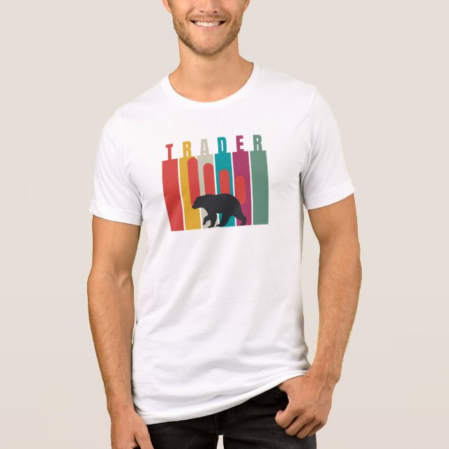 Bearish market | Näringsidkare | Enkel design T Shirt (Framsida)