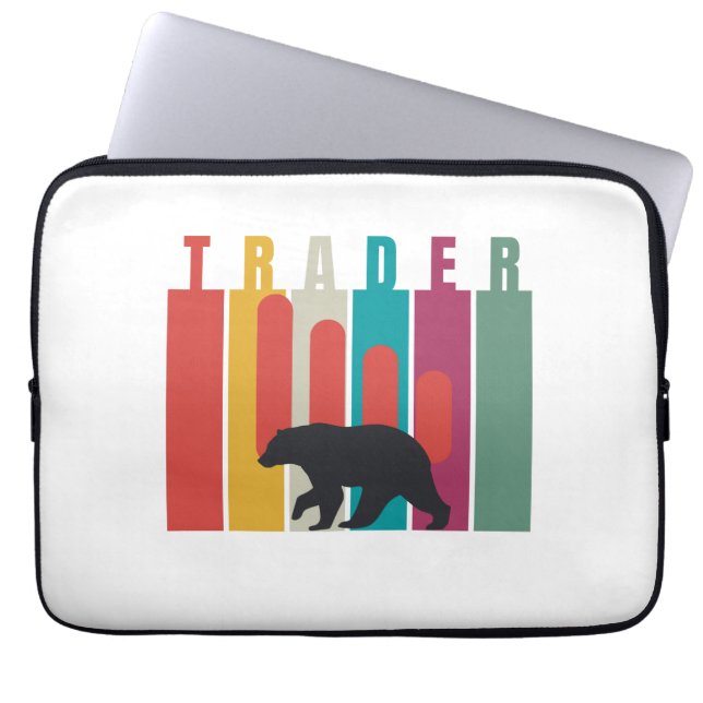 Bearish market | Trader | Simple design Laptop Fodral (Framsidan)
