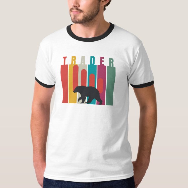 Bearish market | Trader | Simple design T Shirt (Framsida)