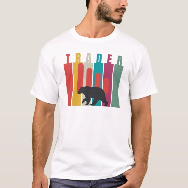 Bearish market | Trader | Simple design T Shirt (Framsida)