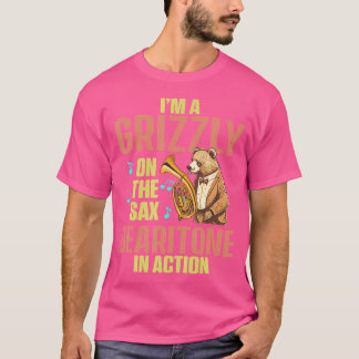 Bearitone Bear Baritone Brass Musician Orchestra T Shirt