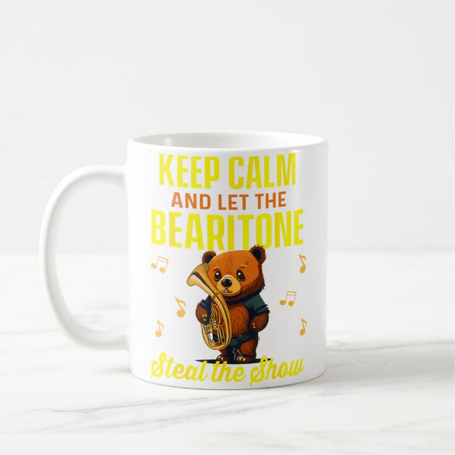Bearitone Bear Baryton Brassmusiker Orkester  Kaffemugg (Vänster)