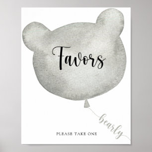 Bearly är på väg \ Favors Affisch