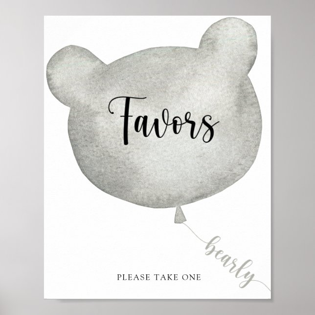 Bearly är på väg \  Favors Affisch (Framsidan)