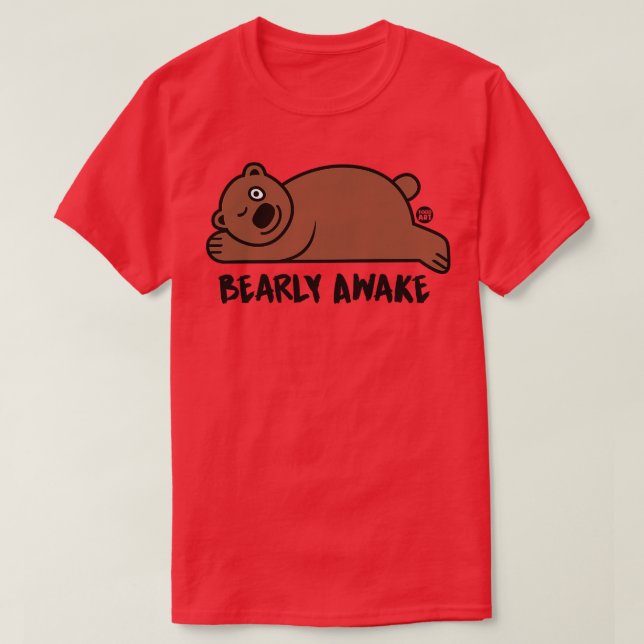 BEARLY AWAKE T SHIRT (Design framsida)