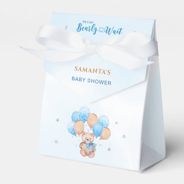Bearly Wait Baby Shower Presentaskar (Framsidan Sidan)
