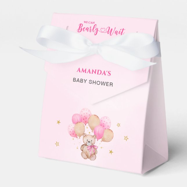 Bearly Wait Baby Shower Presentaskar (Framsidan Sidan)