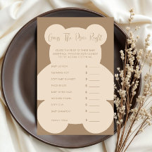 Bearly Wait Beige Guess The Price Game