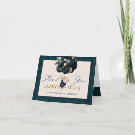 Bearly Wait Teddy Balloon Baby Shower books Tack Kort