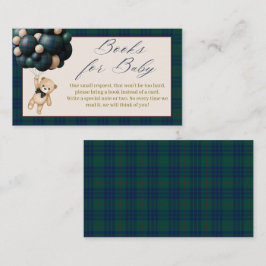 Bearly Wait Teddy Balloon Baby Shower books Tilläggskort