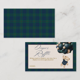 Bearly Wait Teddy Balloon Baby Shower diaper Tilläggskort