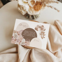 Bearly Wait Teddy Bear Neutral Diaper Raffle