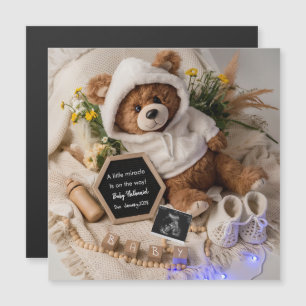 Bearly Wait Teddybjörn Graviditet Annonseringskort