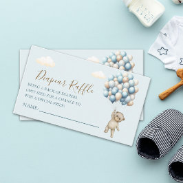 Bearly Waiting: Baby Boy Shower Delight Tilläggskort