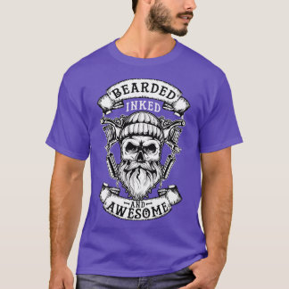 Bearmade Inked och Fantastisk Badass Pappa 2 T Shirt