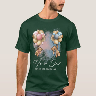 Bears Balloals Big Syrran kan bolla Gender Reve T Shirt