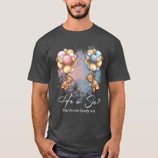 Bears Balloals Big Syrran kan bolla Gender Reve T Shirt