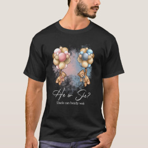 Bears Balloons farbror kan avvakta Gender T Shirt