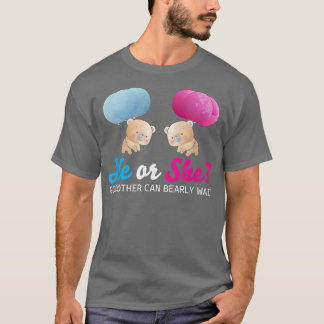 Bears Balloons Godmor kan avvakta Gender Re T Shirt