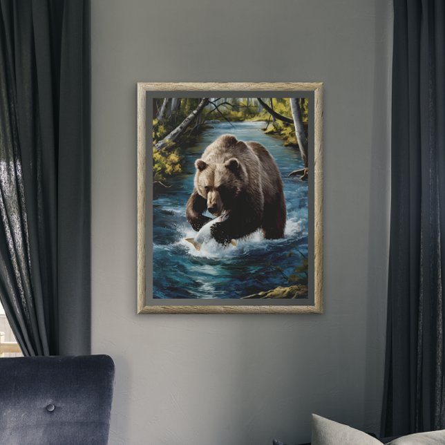 Bears Catch of the Day Poster (Skapare uppladdad)