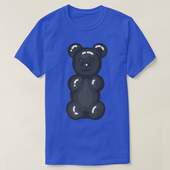 Bears Children Black Älskare Gummy Bear Premium T Shirt (Design framsida)