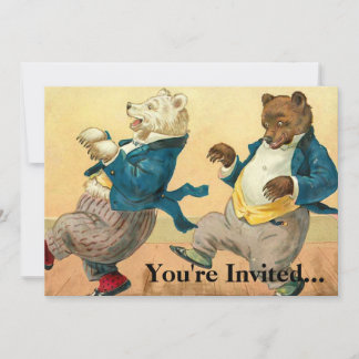 Bears Dancing Inbjudan