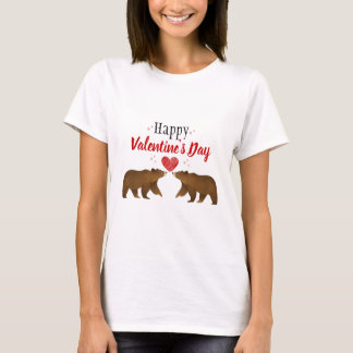 Bears & Hearts Valentine Day T-Shirt