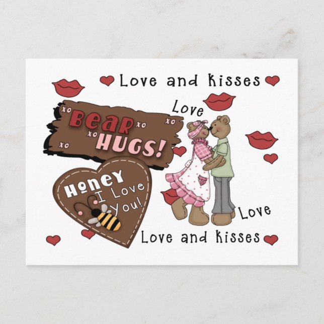 Bears Hugs Vykort (Framsida)