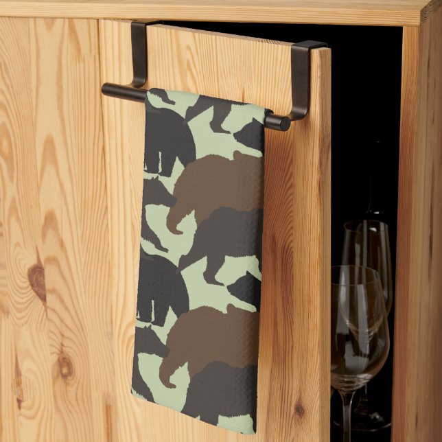 Bears Kitchen Towel Kökshandduk (Thirds Fold)