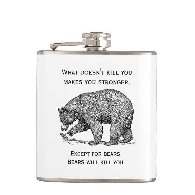 Bears kommer att Döda dig.. Fickplunta (Framsidan)