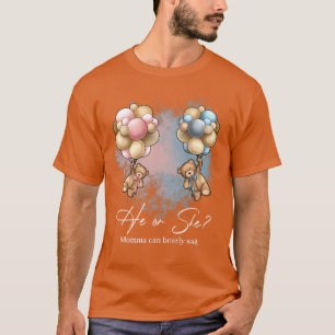 Bears Momma kan avvakta Gender T Shirt