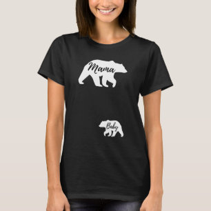 Bears Mor Baby Gravid annons Maternit T Shirt