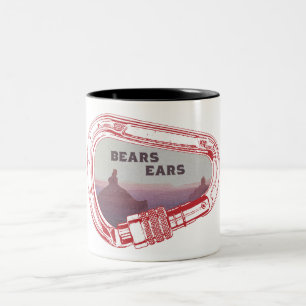 Bears Öron klättringsbrickor Två-Tonad Mugg
