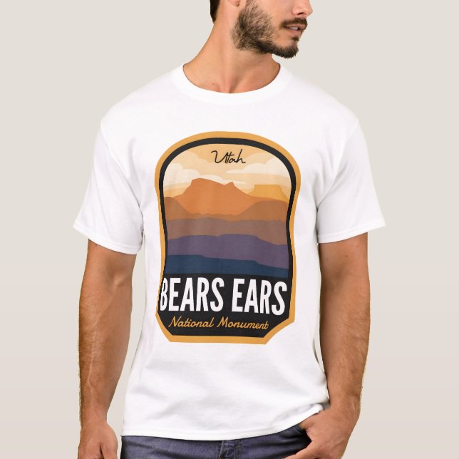 Bears Öron National Monument Utah T Shirt (Framsida)