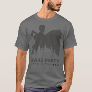 Bears party är bättre med öl Classic TShirt T Shirt