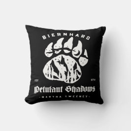 Bears Petulant Shadows Two-Tone Kudde