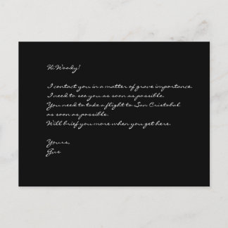 Bear's Pit "Gus behöver dig.." Vykort