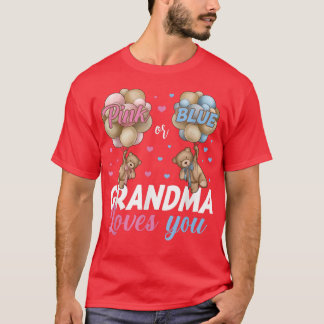 Bears Rosa eller Blue Grandma Kärlek You Gender Re T Shirt